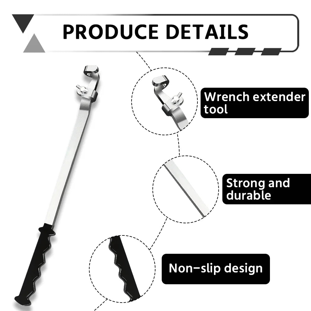 Barra Extensora de Llave 50cm - Mayor Apalancamiento