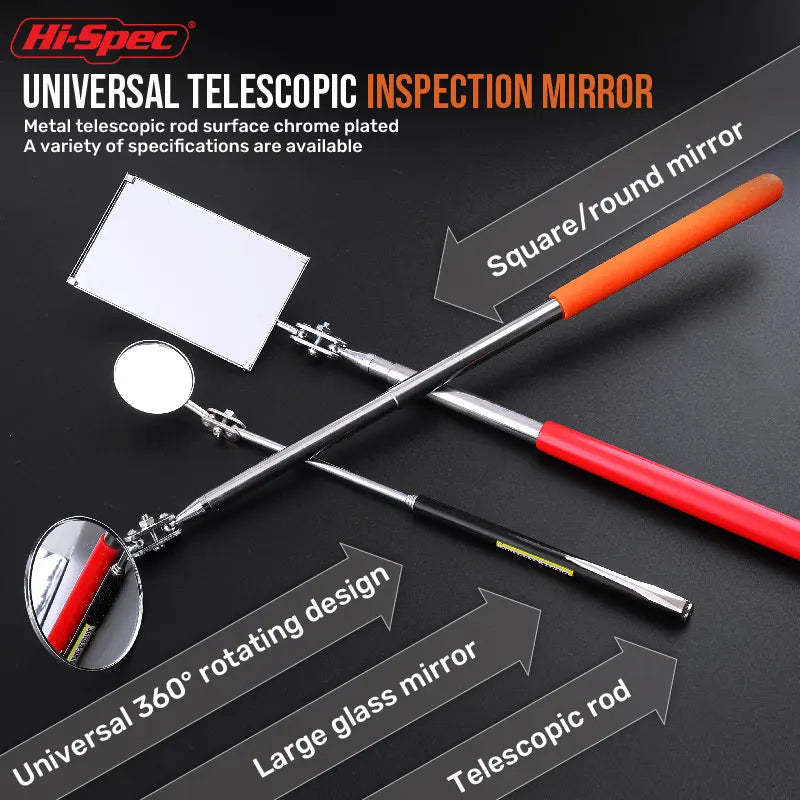 Espejo de Inspección Telescópico Giratorio
