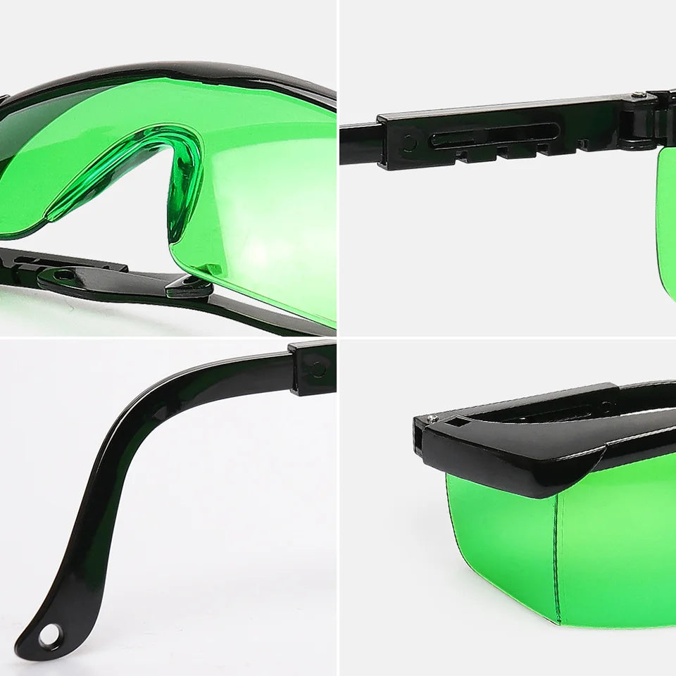Gafas de Realce para Láser Verde Huepar - Con Estuche