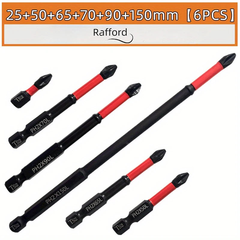 Magnetic S2 Bit Set for Screwdriver and Drill (3/6/12 Pieces)