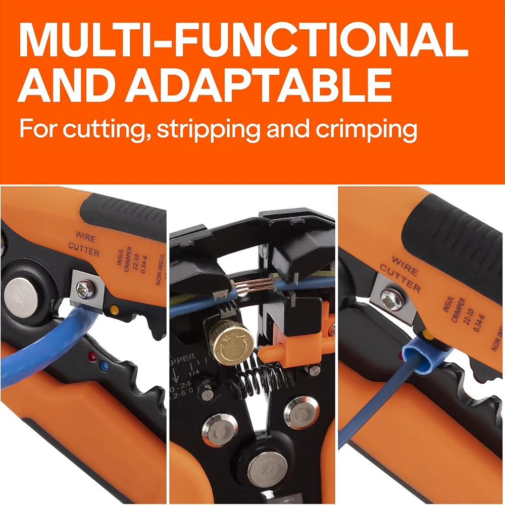 Pelacables y Crimpadora Automática Multifunción