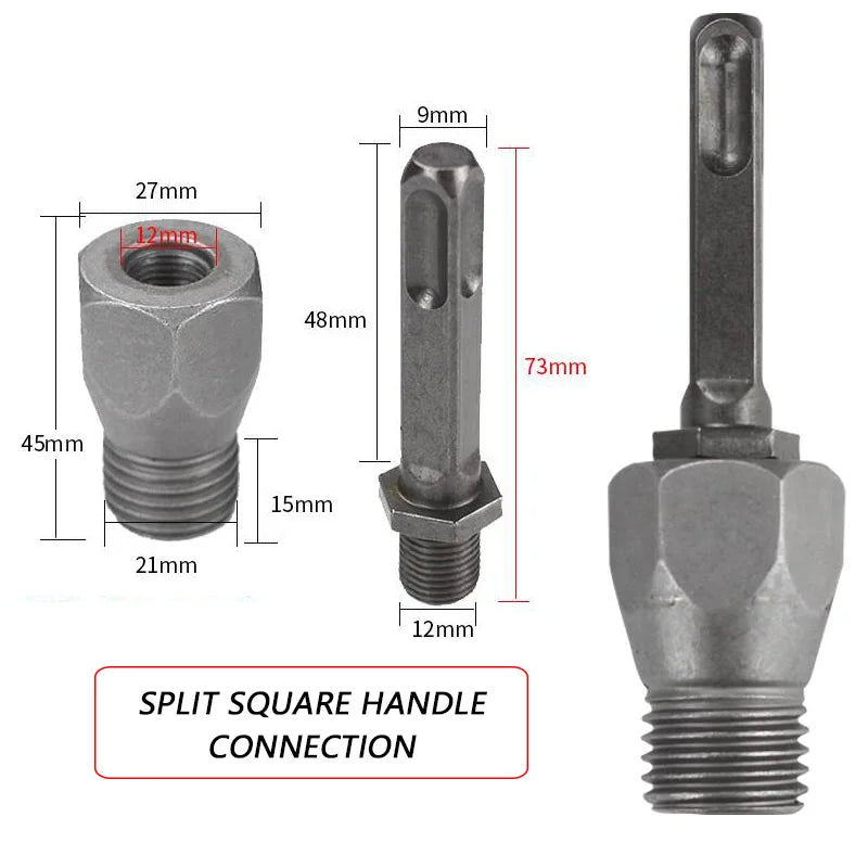 Adaptador M22 para Coronas de Diamante – SDS Plus / Hex / Cuadrado – Seco y Húmedo