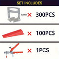 Kit Nivelador de Azulejos con Alicate - 270 Clips + 90 Cuñas