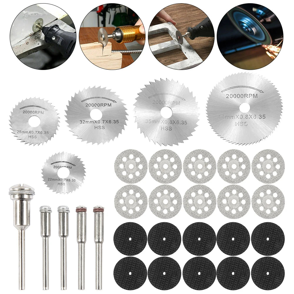 Set de Discos de Corte y Lijado para Rotativa Dremel