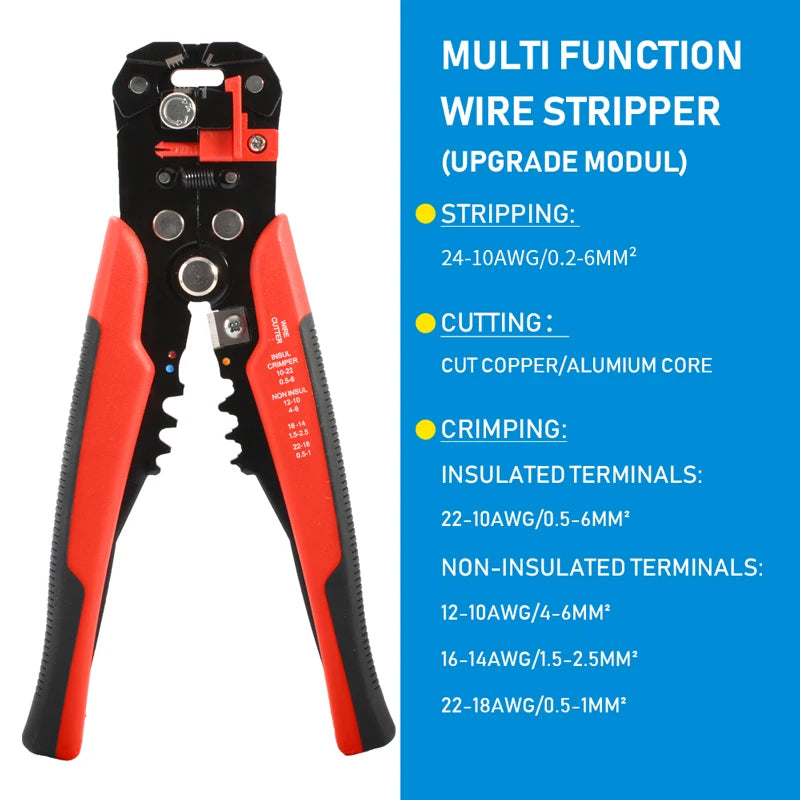 Pelacables y Crimpadora Automática Multifunción - Terminal