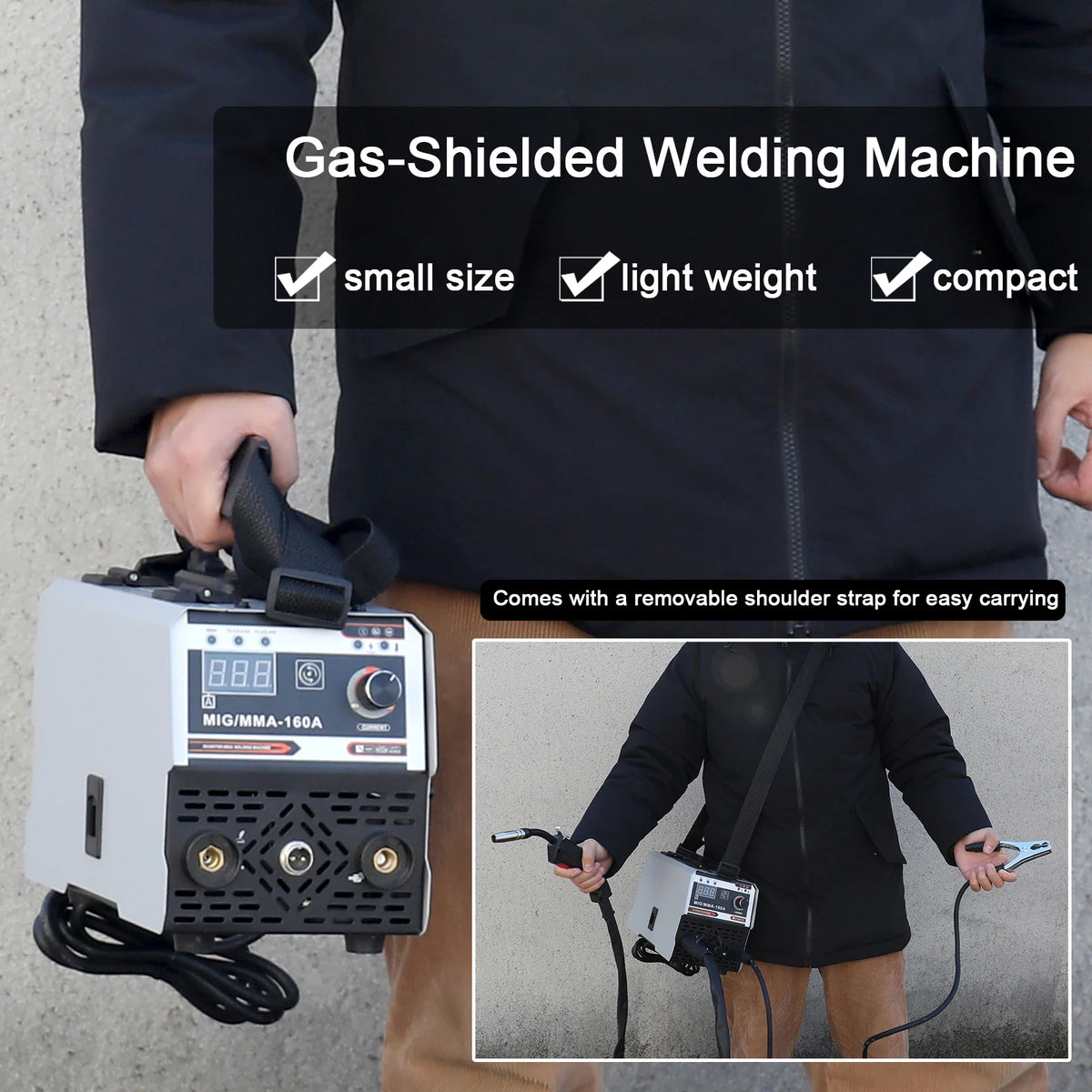 Inverter MIG/MMA 2-in-1 Gasless Welder - 120A
