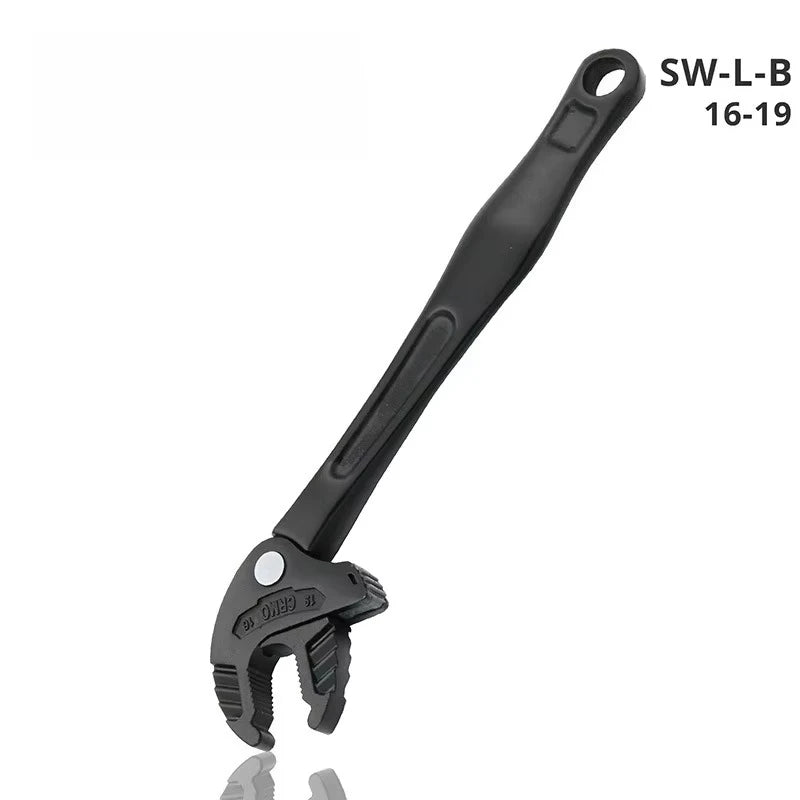 Llave de Trinquete Ajustable de Mandíbula Ancha – Acero Cromo Vanadio para Automoción y Fontanería