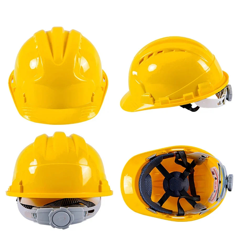 Casco de obra ABS con suspensión de 8 puntos