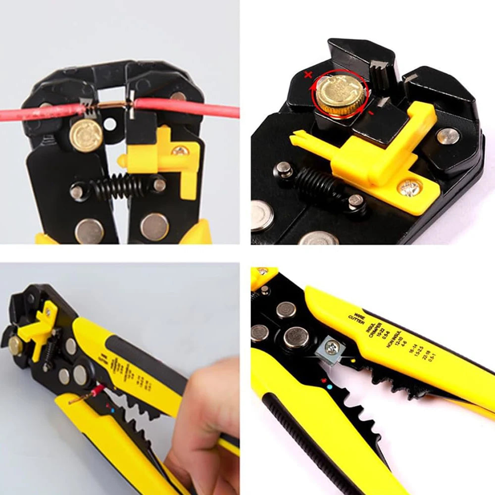 Pelacables y Crimpadora Automática Multifunción