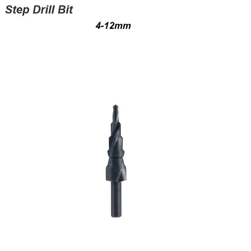 High Speed Steel Step Drill Bit Set