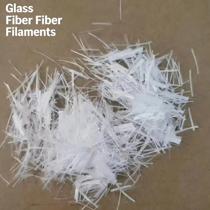 Fibras de Vidrio GFRC para Hormigón y Cemento — 3 a 20 mm, 450 g