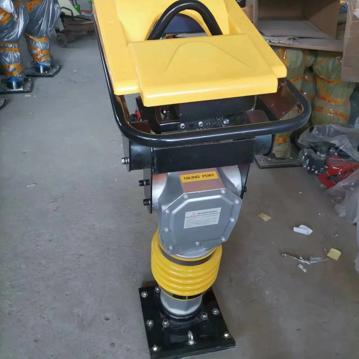 Gasoline Compactor Rammer 5.5HP – Honda GX160 Engine, 82kg, 30KN Force for Construction