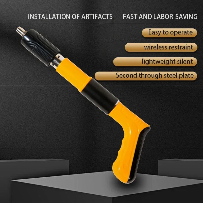 Manual Nail Gun for Concrete and Metal – Wall Anchoring and Grooving Tool