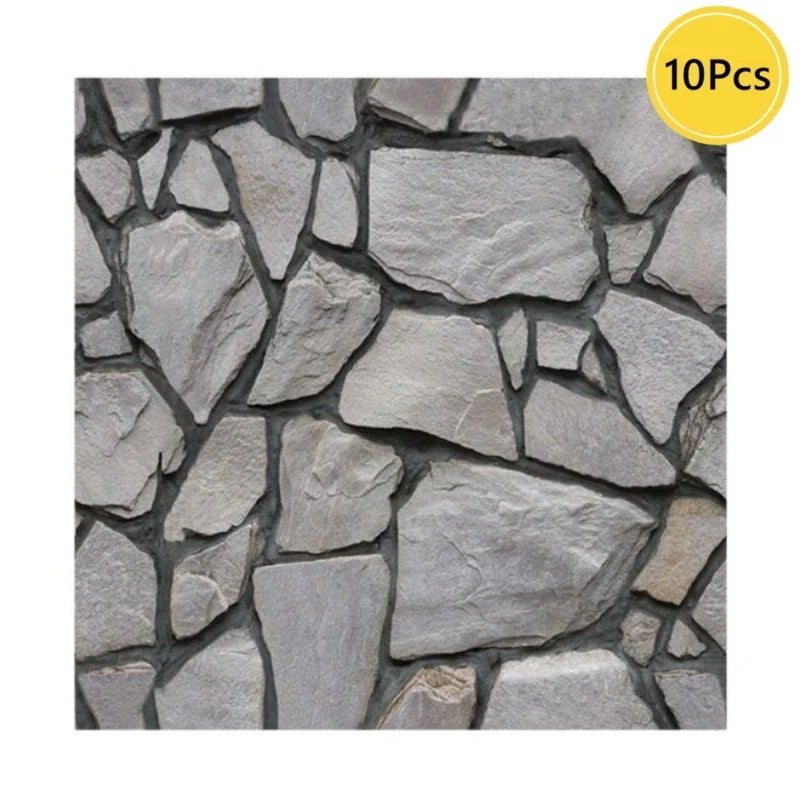 Panel adhesivo 3D efecto piedra para pared