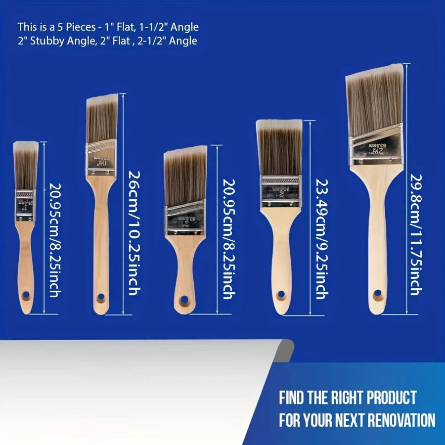 Brochas de pintura de cerdas suaves