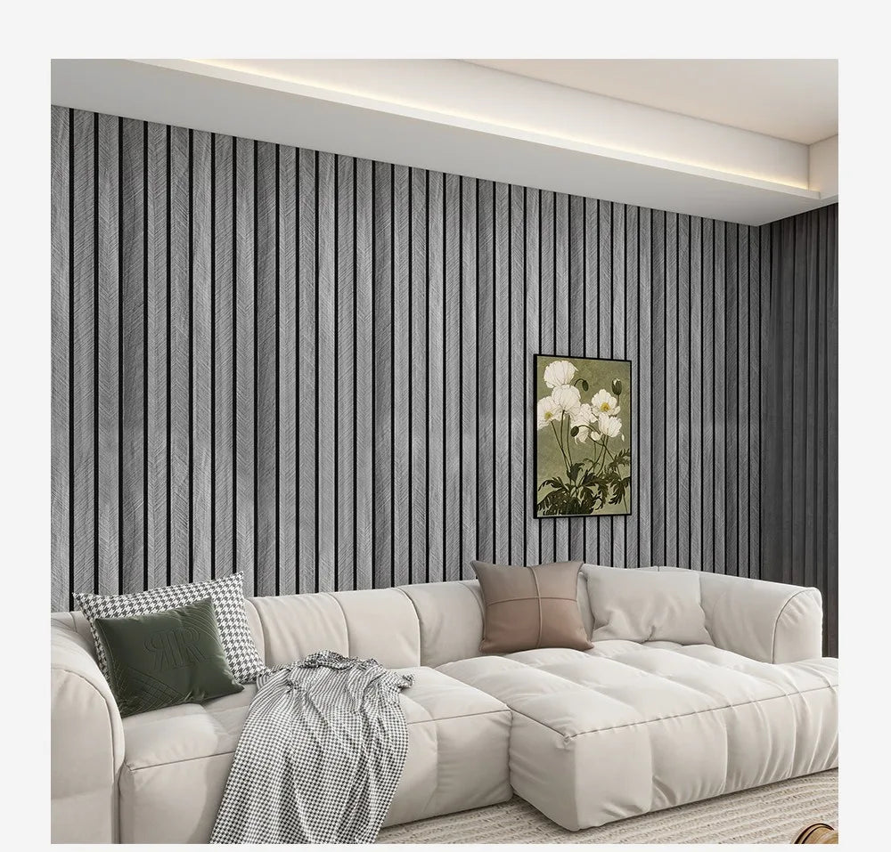 Papel Pintado Autoadhesivo Imitación Rejilla Madera | PVC Grueso Impermeable | Rollo 3M, 5M o 10M x 40cm