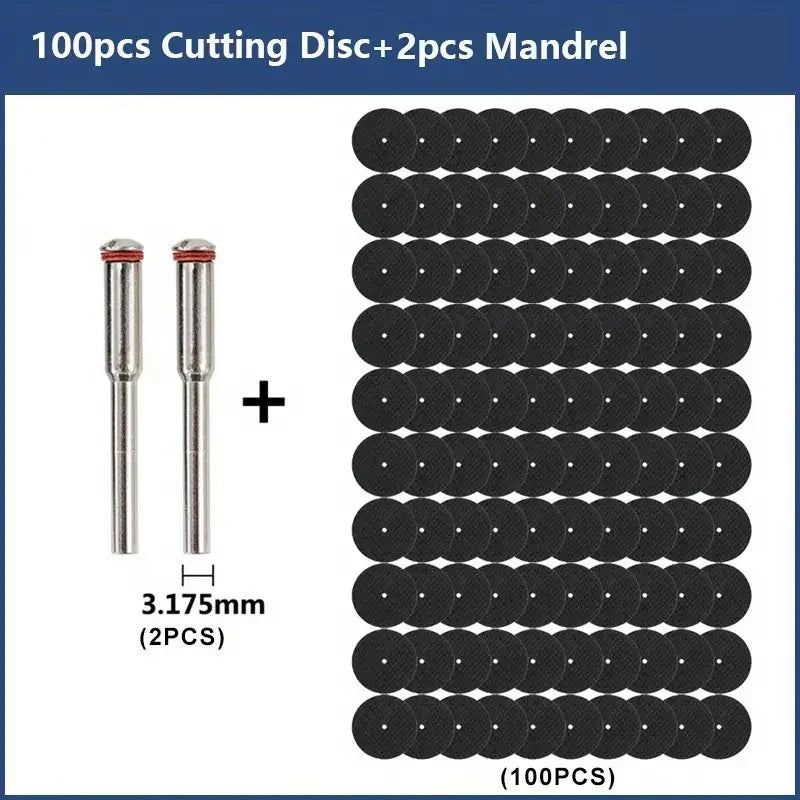 Disco Abrasivo de Corte 32mm con Vástago 3mm – Para Metal, Ladrillo y Cerámica en Herramienta Rotativa