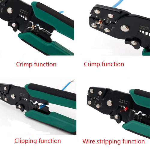 Alicate Crimpador Mini Eléctrico Multifunción