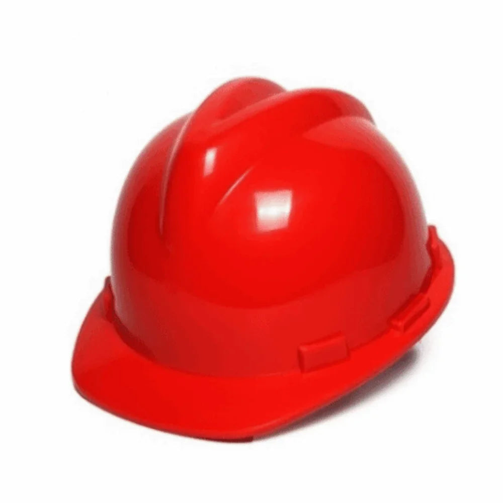 Casco de obra reforzado en uso en construcción