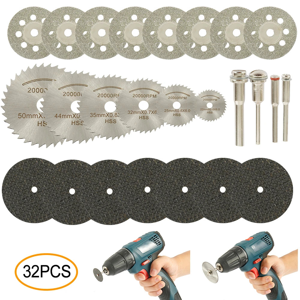 Set de Discos de Corte y Lijado para Rotativa Dremel