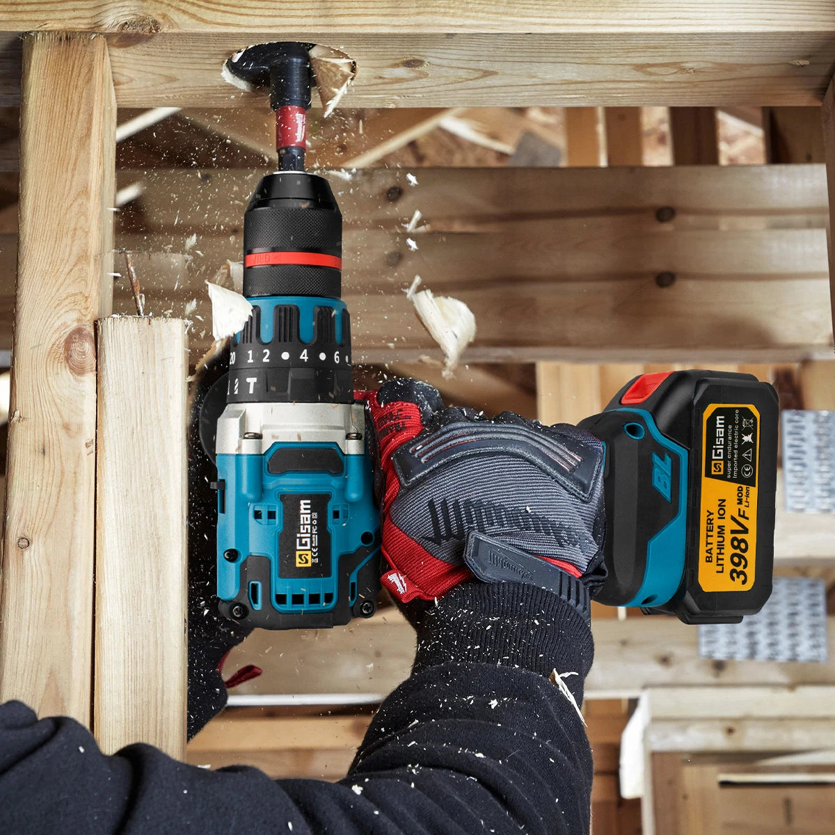 Taladro Percutor Inalámbrico Brushless 18V - 480N.M (13mm)