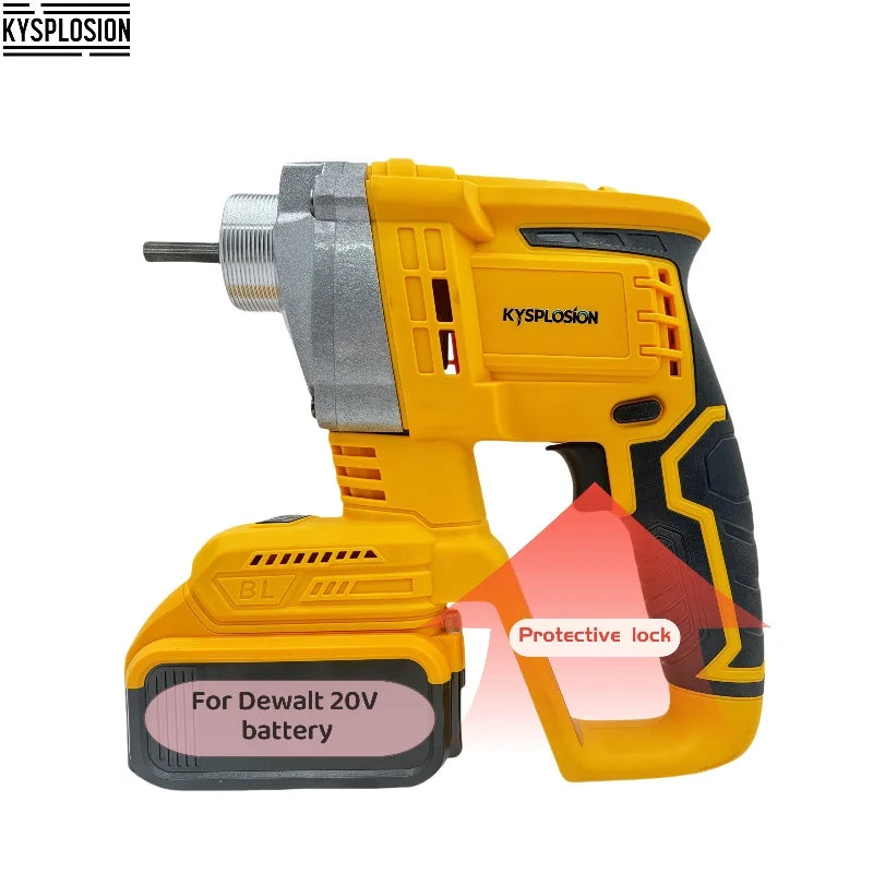 Brushless Concrete Vibrator for DeWalt 20V Battery