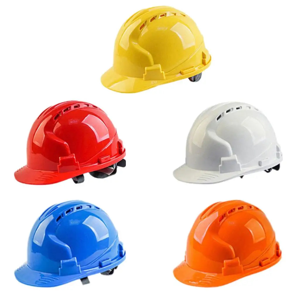 Casco de obra ABS ultraligero con doble correa