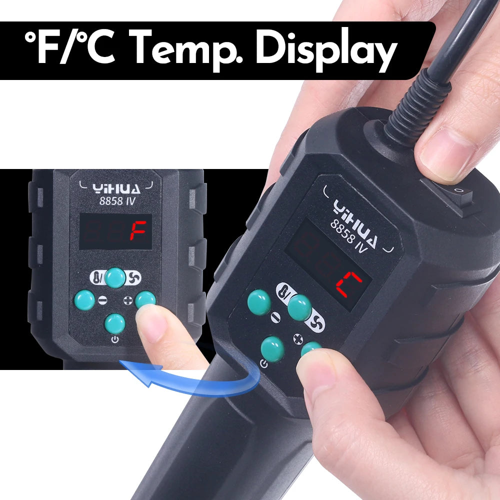 YIHUA 8858-IV 700W Digital Hot Air Rework Station