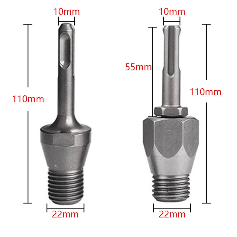 Adaptador M22 para coronas de diamante SDS Plus Hex Cuadrado - vista 5