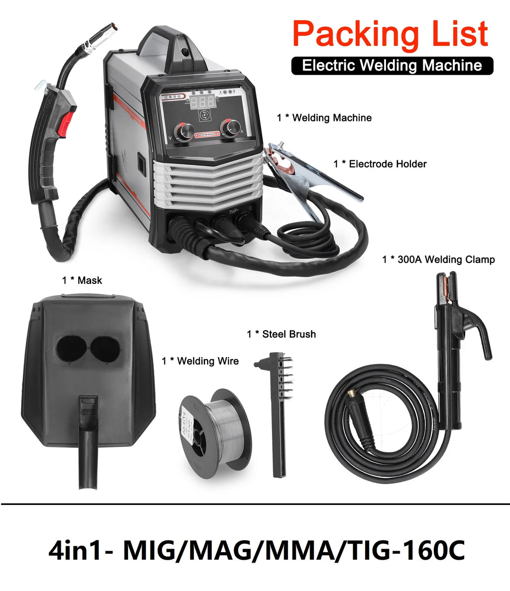 MIG/MMA 2-in-1 Inverter Welder - 20-120A