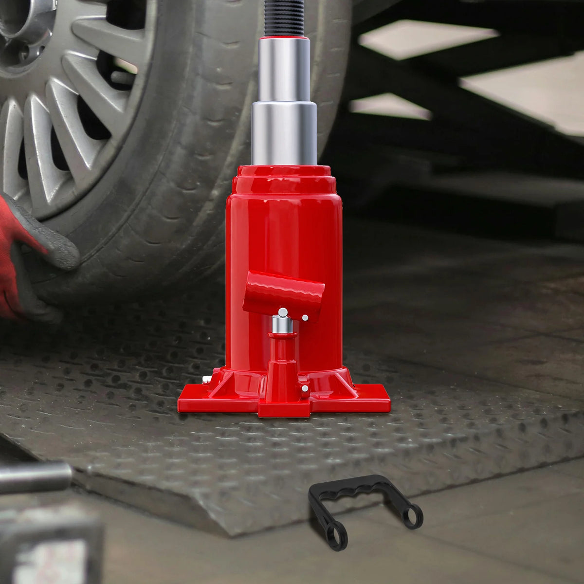 Mango de Repuesto para Gato Hidráulico 2 Toneladas – Manivela Horizontal para Coches y Remolques