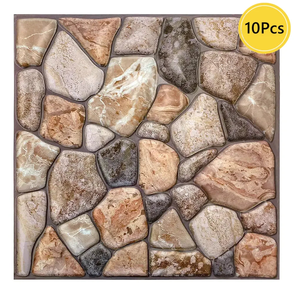 Panel adhesivo 3D efecto piedra para pared